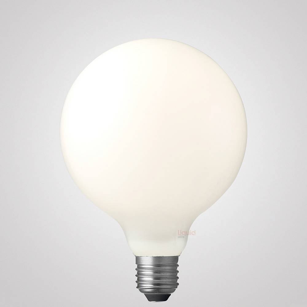 LiquidLEDs Lighting Globe Bulbs 8W G125 Opal Dimmable LED Bulb (E27) in Natural White F827-G125-M-40K
