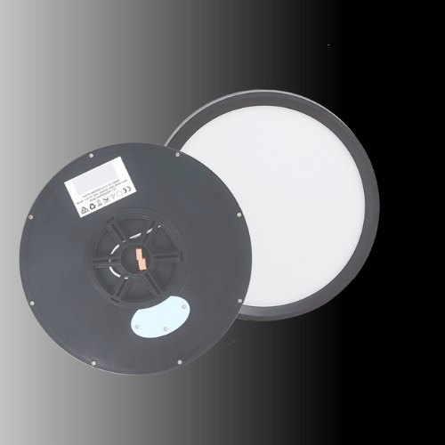 Green Earth Lighting Australia Oyster light DELGADŌ 32W BLACK TRI-COLOUR DIMMABLE ULTRA THIN OYSTER DELGADŌ32B