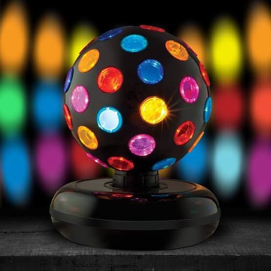 MDI Home & Garden > Lighting Black 4 Inch Disco Ball Lamp V210-2670305