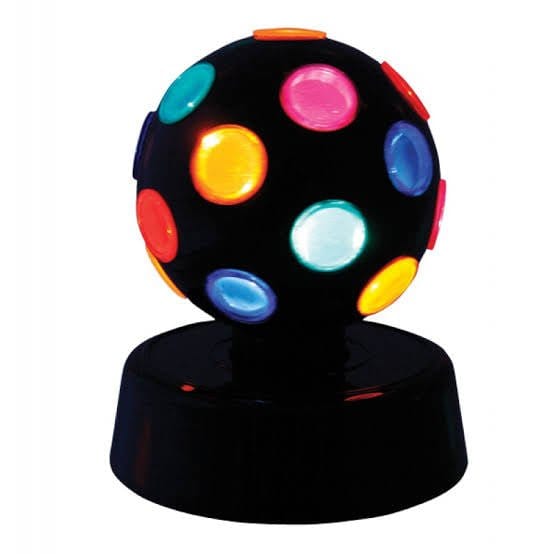 MDI Home & Garden > Lighting Black 4 Inch Disco Ball Lamp V210-2670305