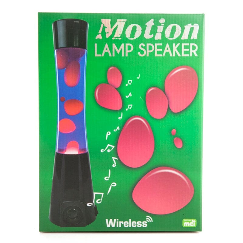 MDI Lava Lamp Black/Purple/Red Motion Lava Lamp with Bluetooth Speaker KLS-MLS/BPUR