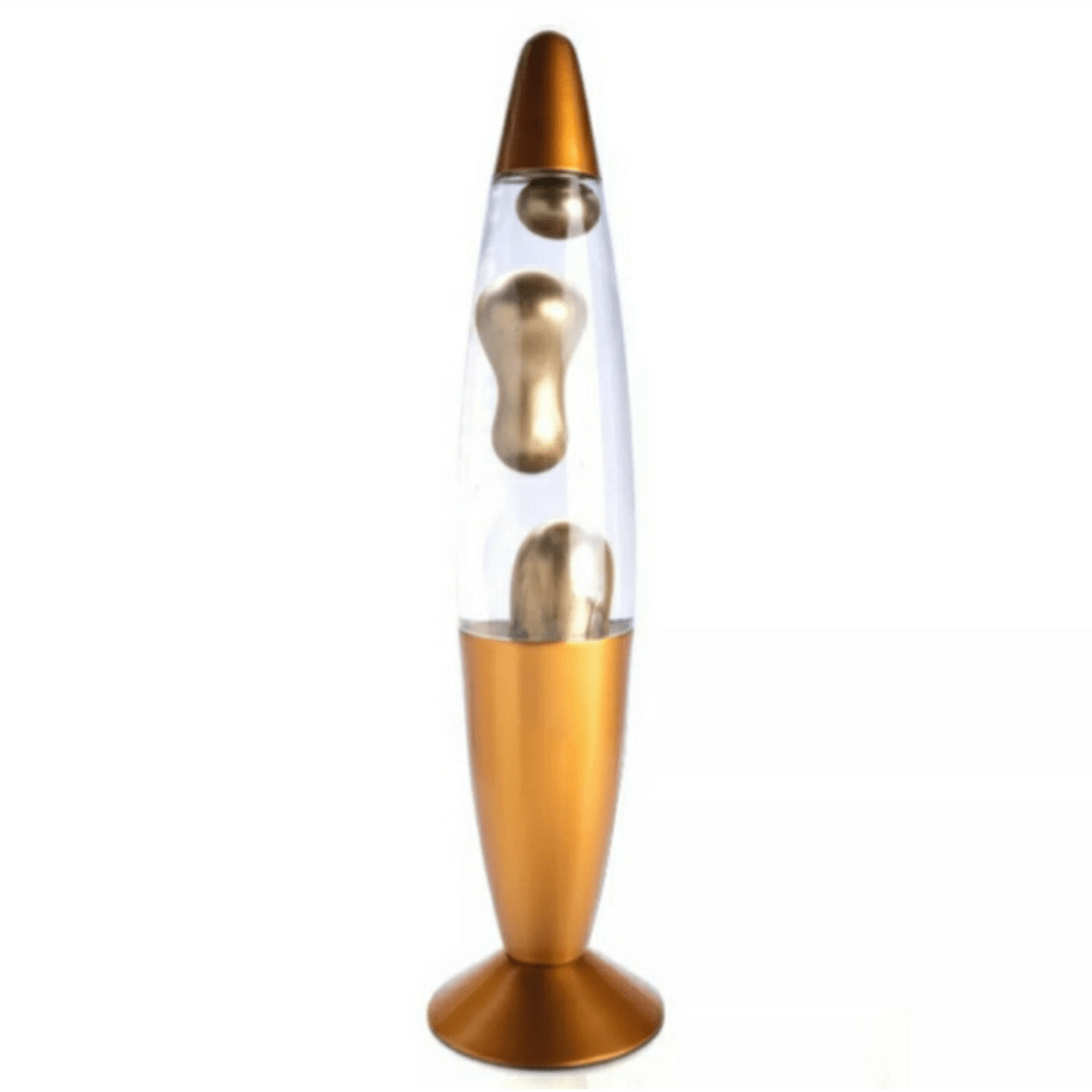 MDI Lava Lamp Gold Metallic Lava Lamps KLS-MML/GO