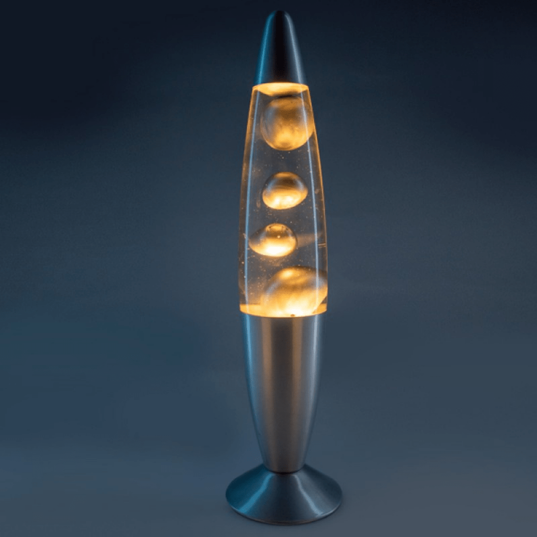 MDI Lava Lamp Silver Metallic Lava Lamps KLS-MML/S
