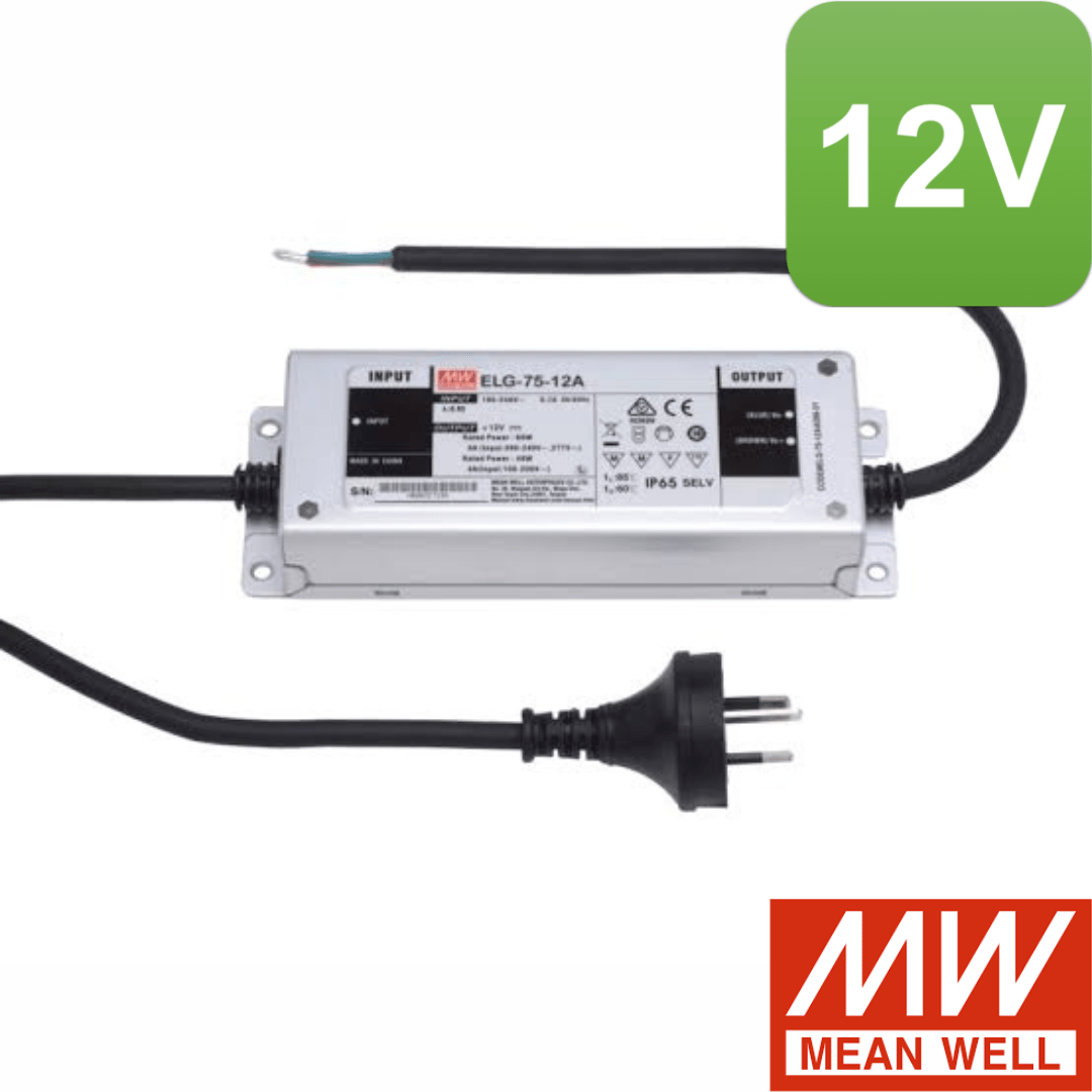 Meanwell Led Driver 12Vdc XLG-75-12/24 MEAN WELL | 60W IP67 LED DRIVER XLG-75-12