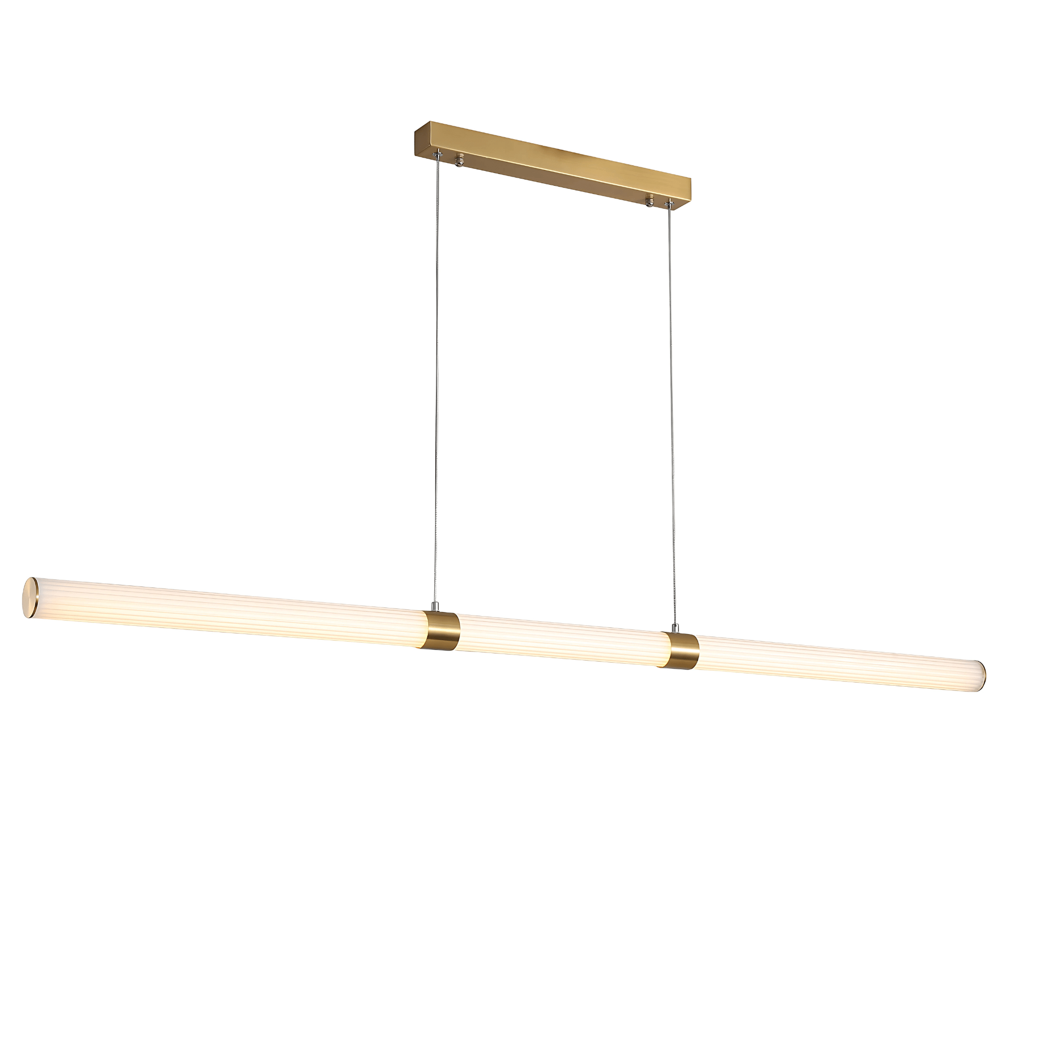 Green Earth Lighting Australia Home & Garden > Lighting Madeline Brushed Brass 1500mm Tri-Colour LED Pendant 60670/150SB