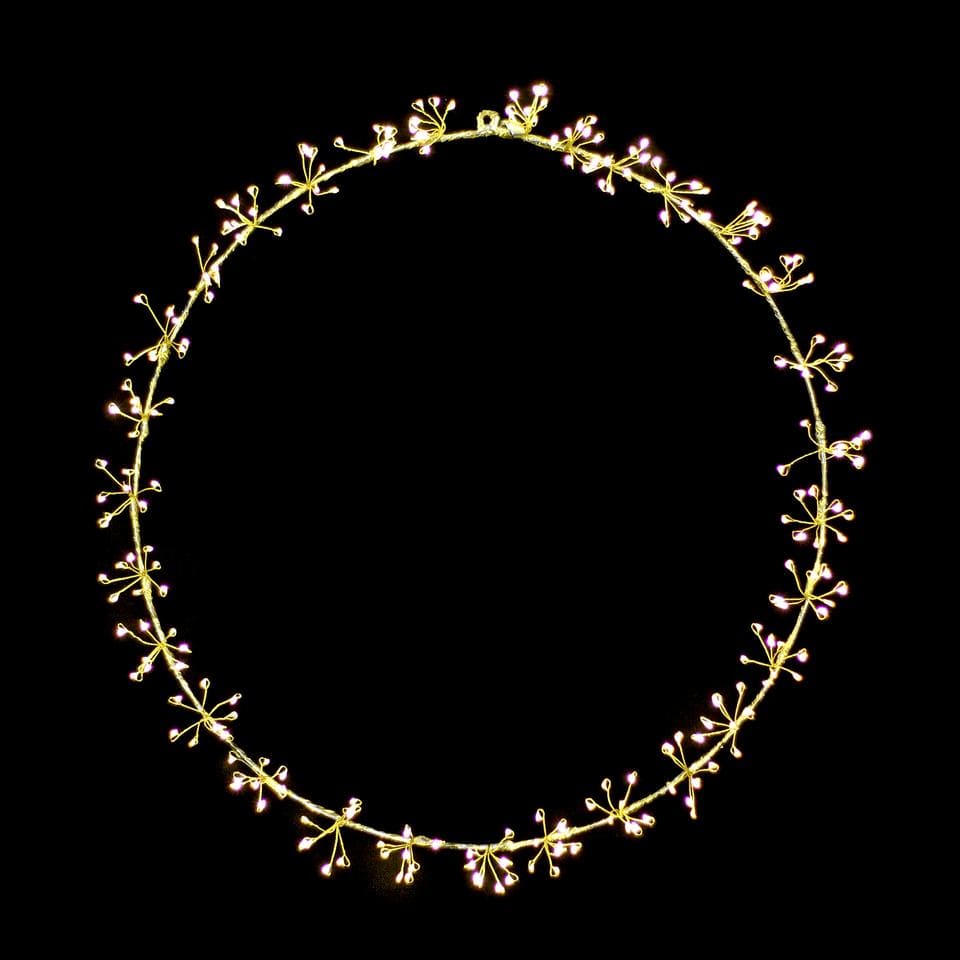 Promo Christmas Ceiling&Wall Decoration Starburst Ring Christmas Display Wall Light - Dual Colour MIC004-P