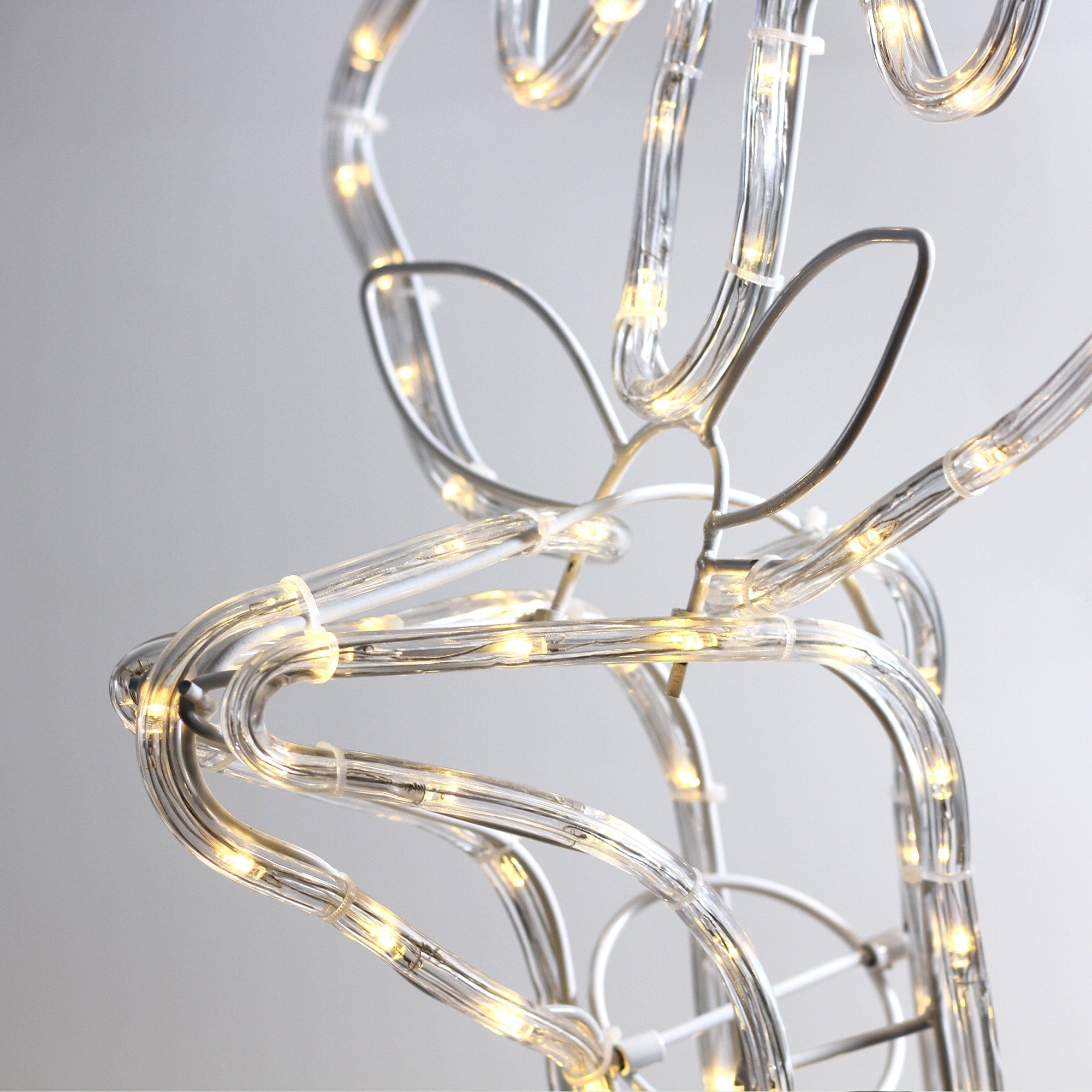 Promo Christmas Figure 3D Illuminated LED Reindeer with Motor | Three Colour Options