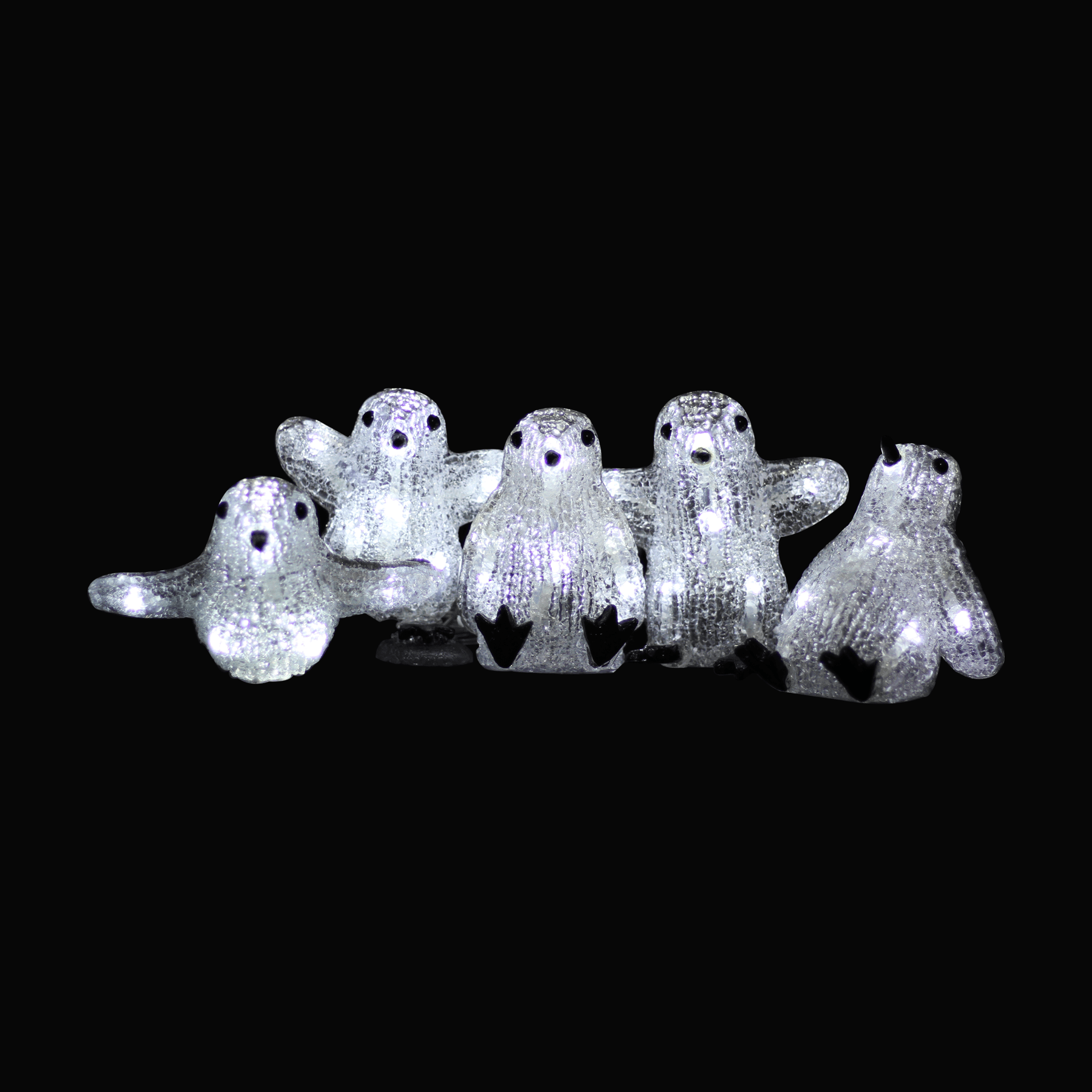 Promo Christmas Figure Acrylic Baby Penguin (5pcs/set) ACY029-P