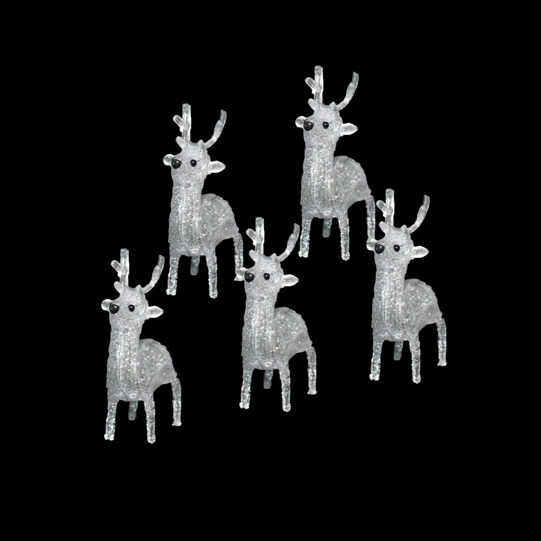 Promo Christmas Figure Acrylic Baby Reindeer (5pcs/set) ACY027-P