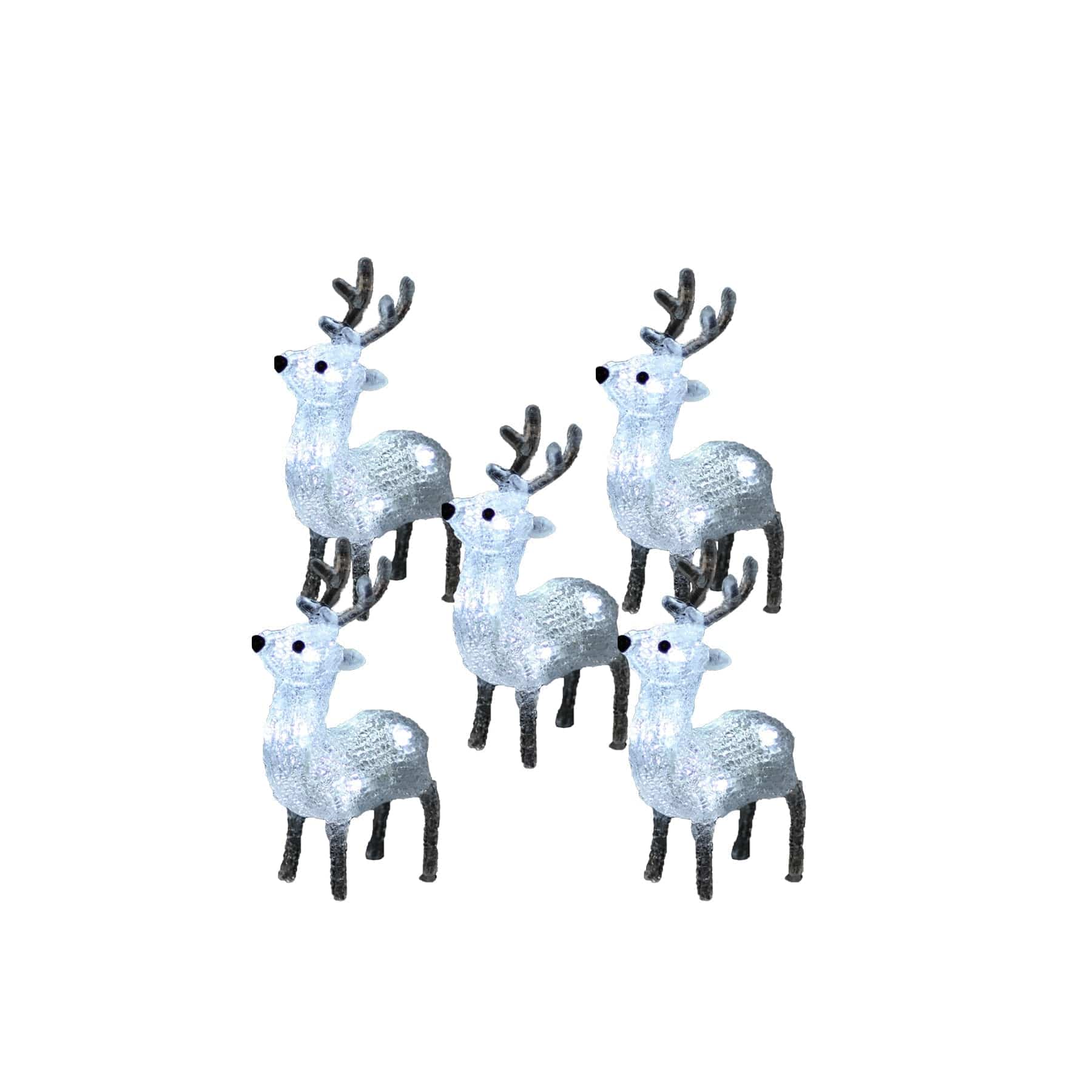 Promo Christmas Figure Acrylic Baby Reindeer (5pcs/set) ACY027-P
