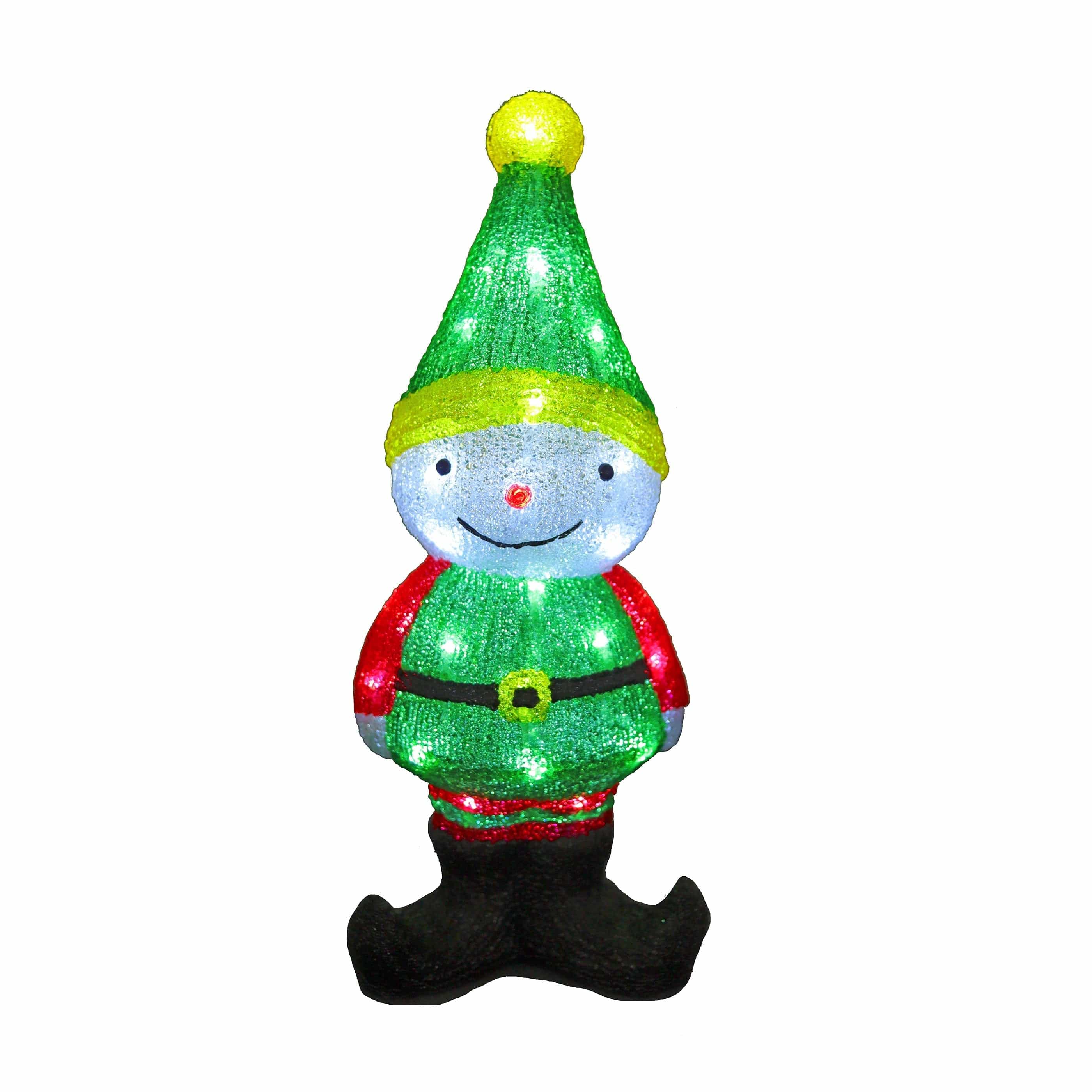 Promo Christmas Figure Acrylic Christmas Elf - H48cm ACY011-P