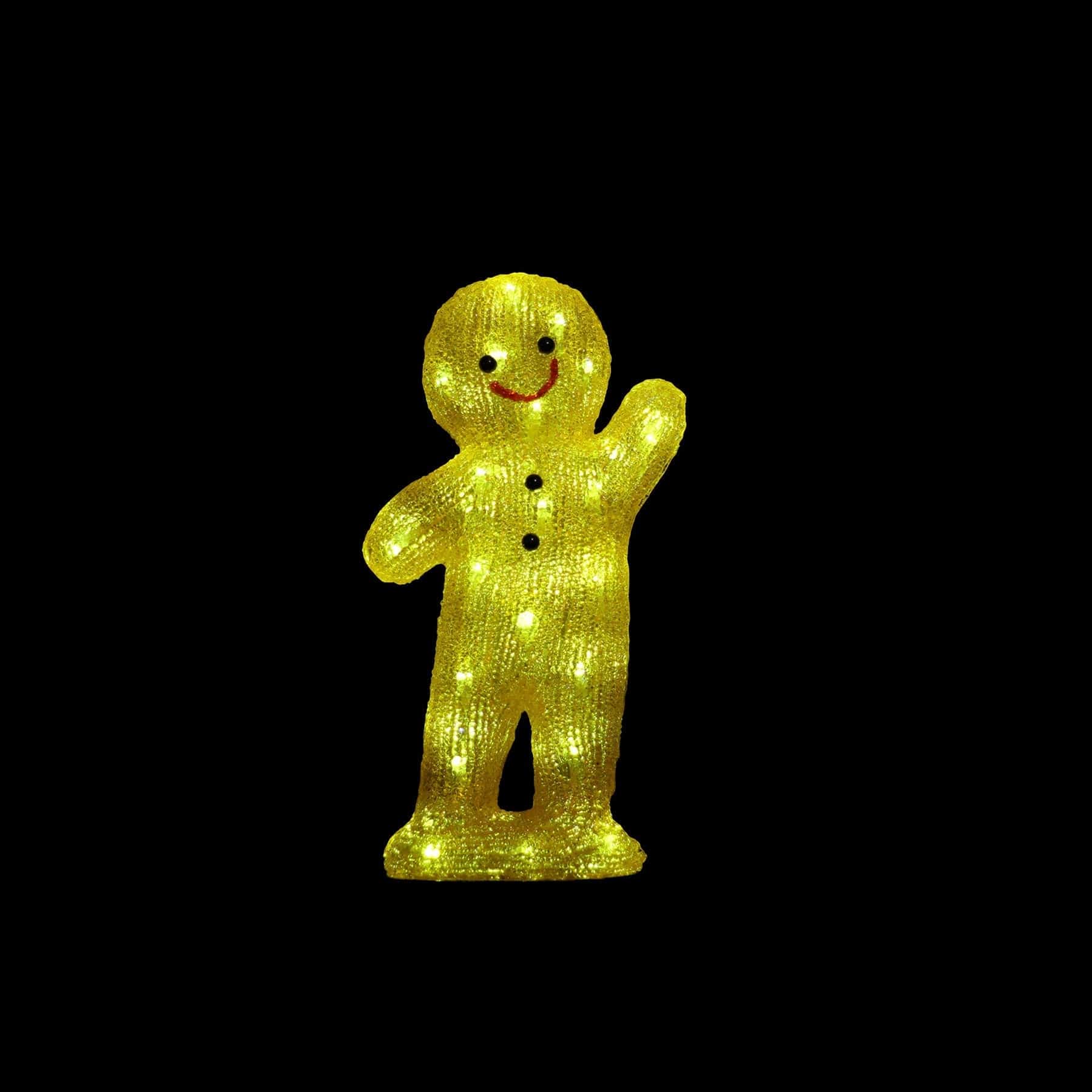 Promo Christmas Figure Acrylic Gingerbread Man - H40cm ACY031-P