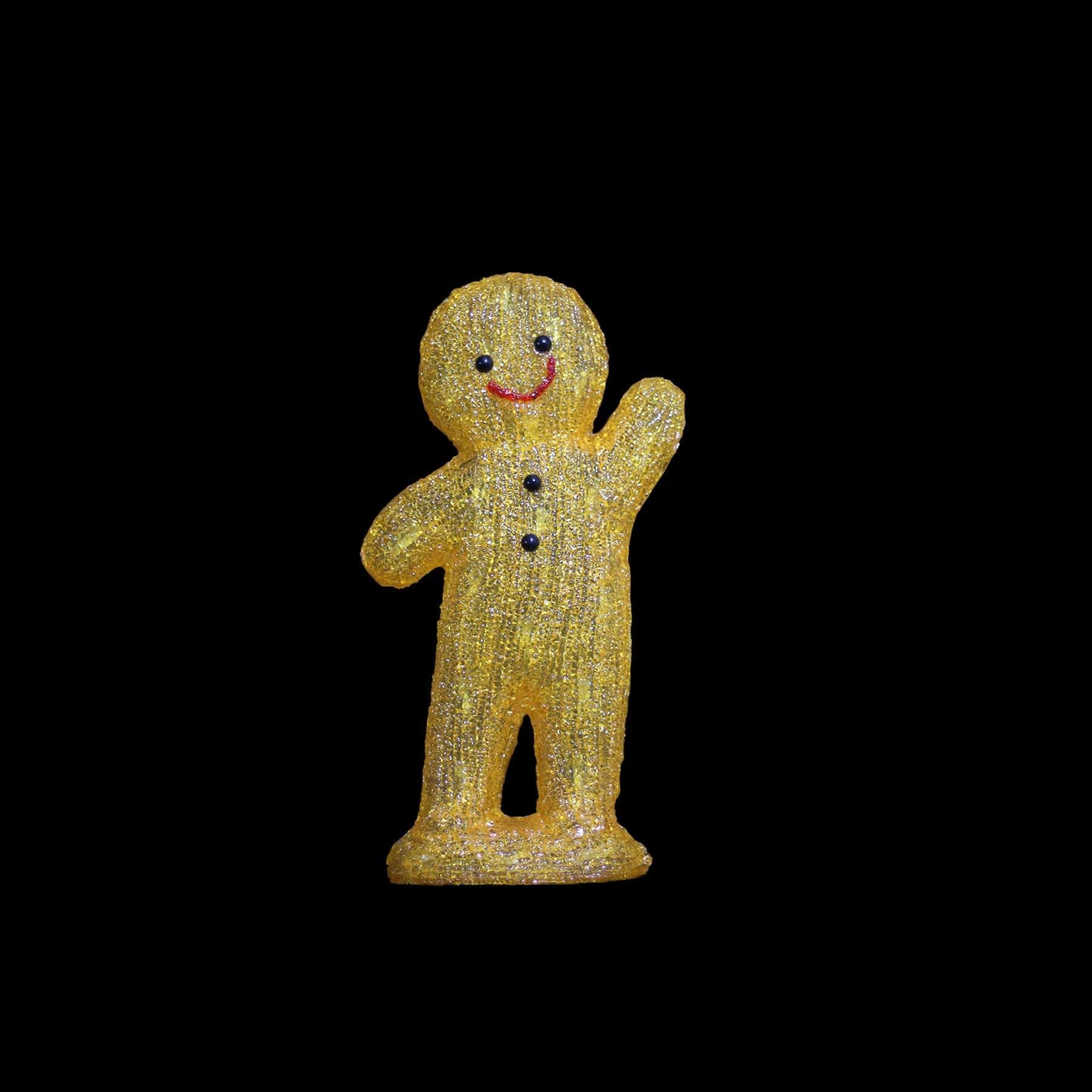 Promo Christmas Figure Acrylic Gingerbread Man - H40cm ACY031-P