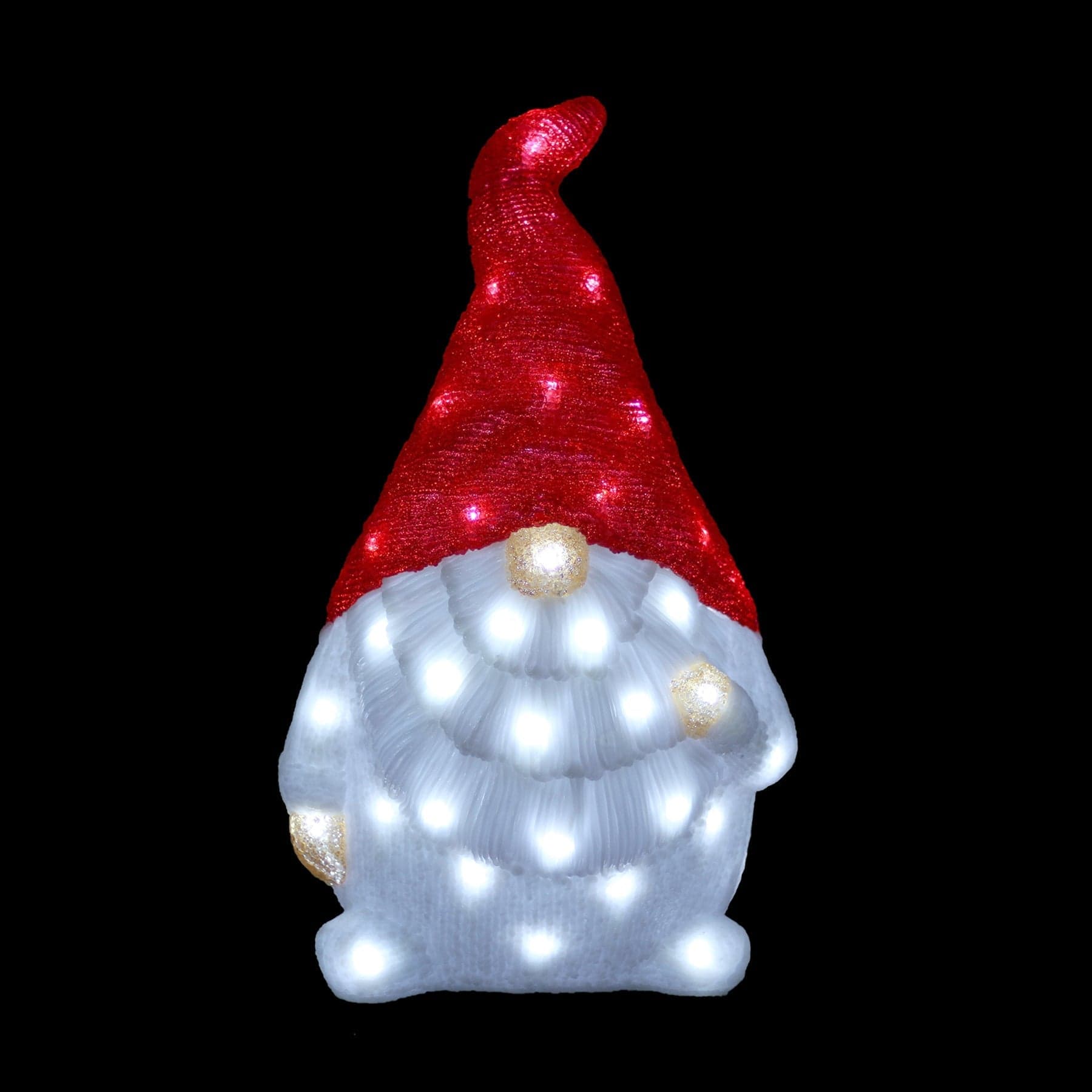 Promo Christmas Figure Acrylic Red Santa Gonk - H50cm ACY015-P