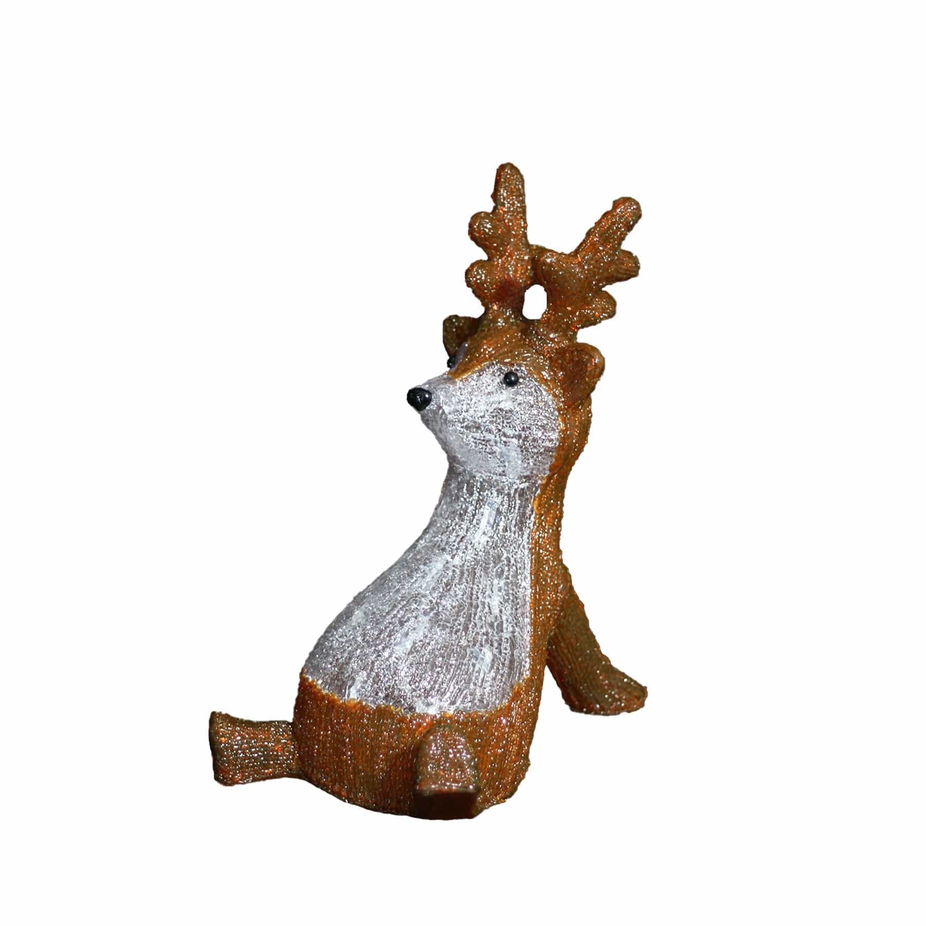 Promo Christmas Figure Acrylic Sitting Cute Reindeer - H40cm ACY023-P