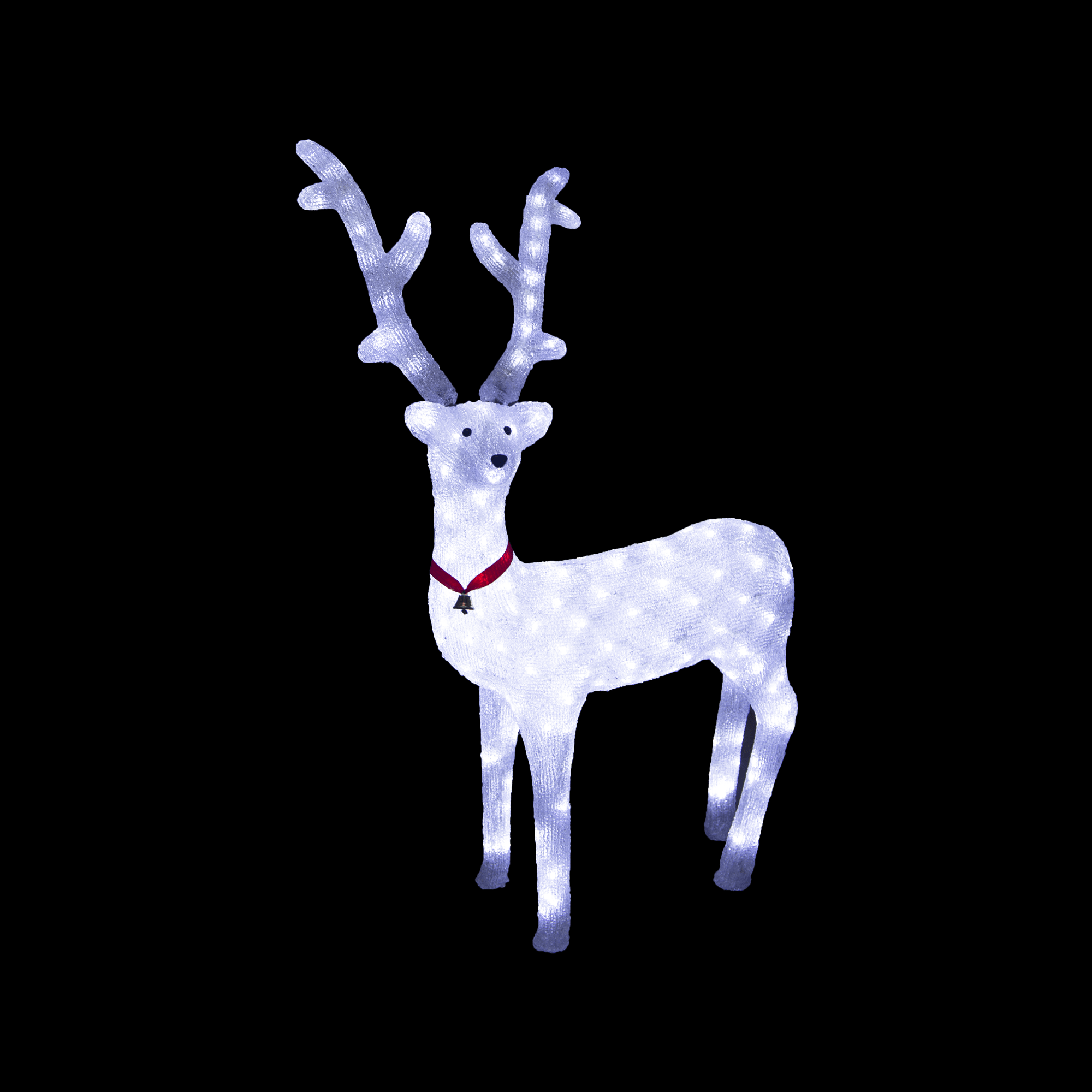 Promo Christmas Figure Acrylic White Reindeer - H95cm LL001001-P