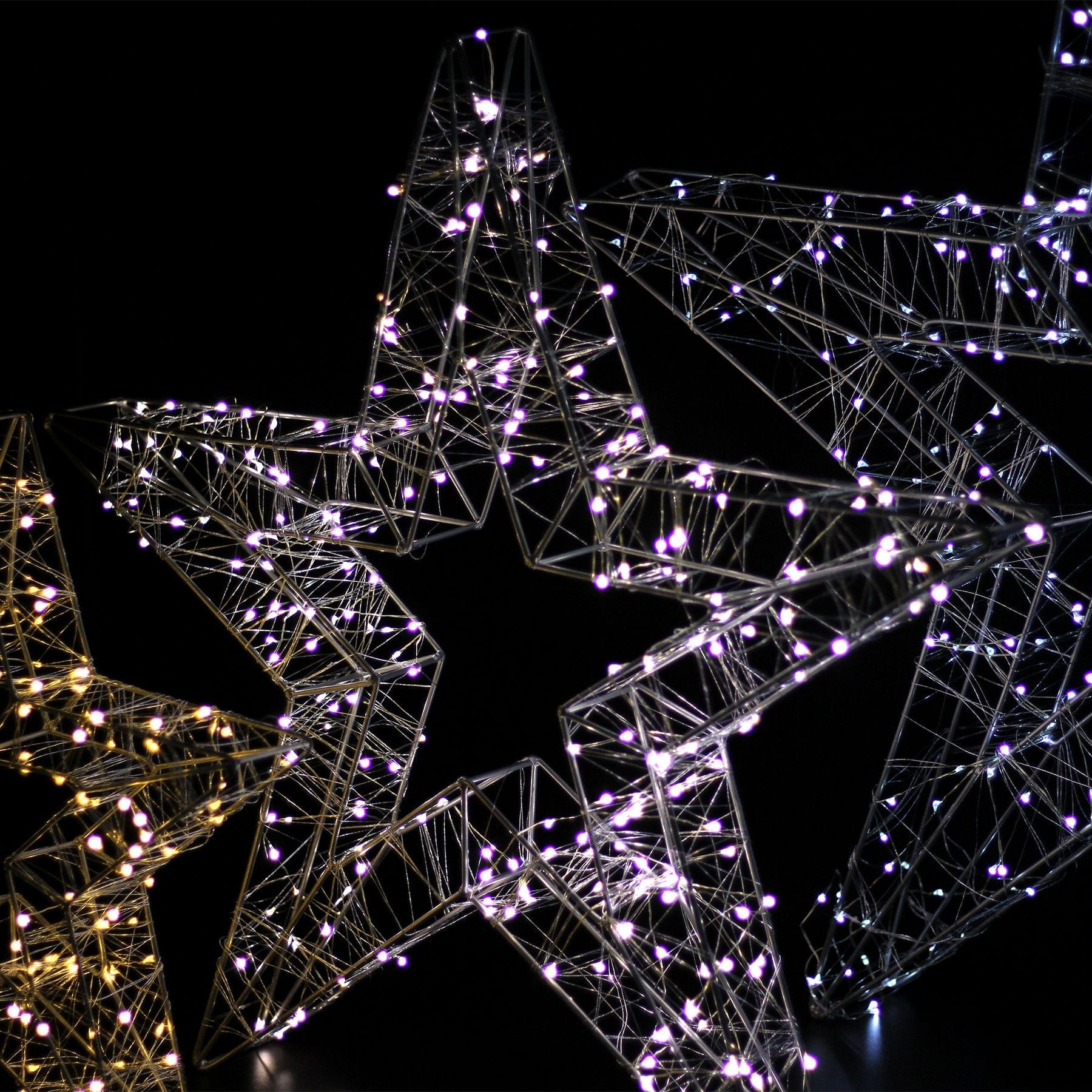 Promo Christmas Figure LED Christmas Star - Dual Colour - 3 Size Options