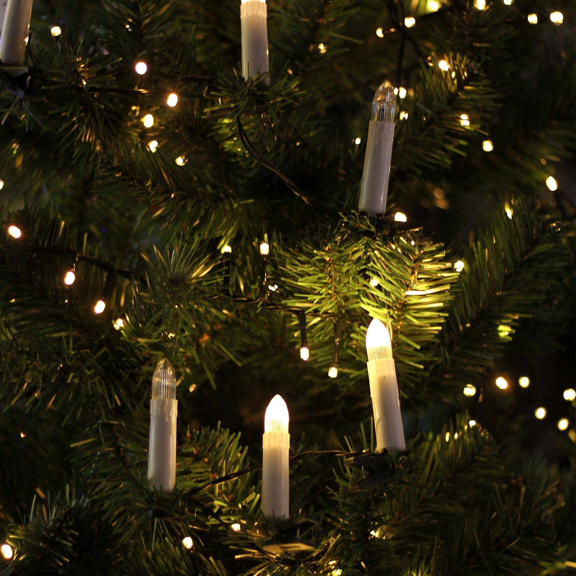 Promo Christmas Table Decoration&Candle Set of 10 LED Candle String Light LLCA04-P