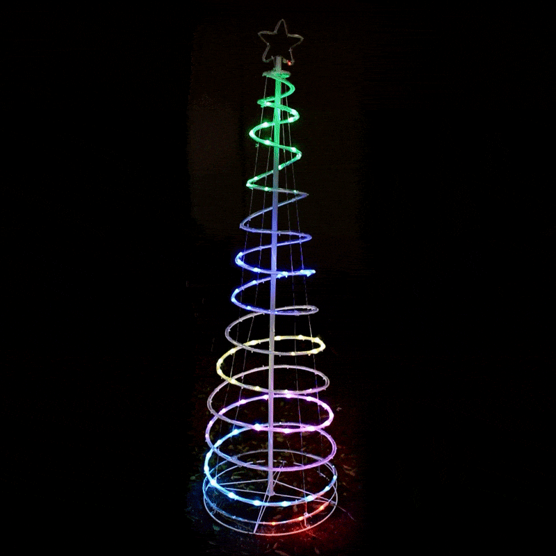 Promo Christmas Tree 1.8M RGB Spiral Tree LLR006-P