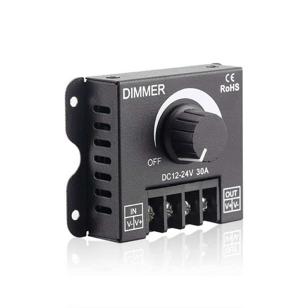 LiquidLEDs Lighting Dimmer PWM Dimming Switch for 12-24 Volt DC LED globes 12-24DIM