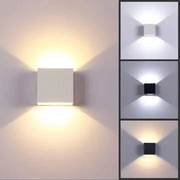 Qzao Exterior Wall Light CUBE Up/Down LED Adjustable Light Surface Mount Wall Light