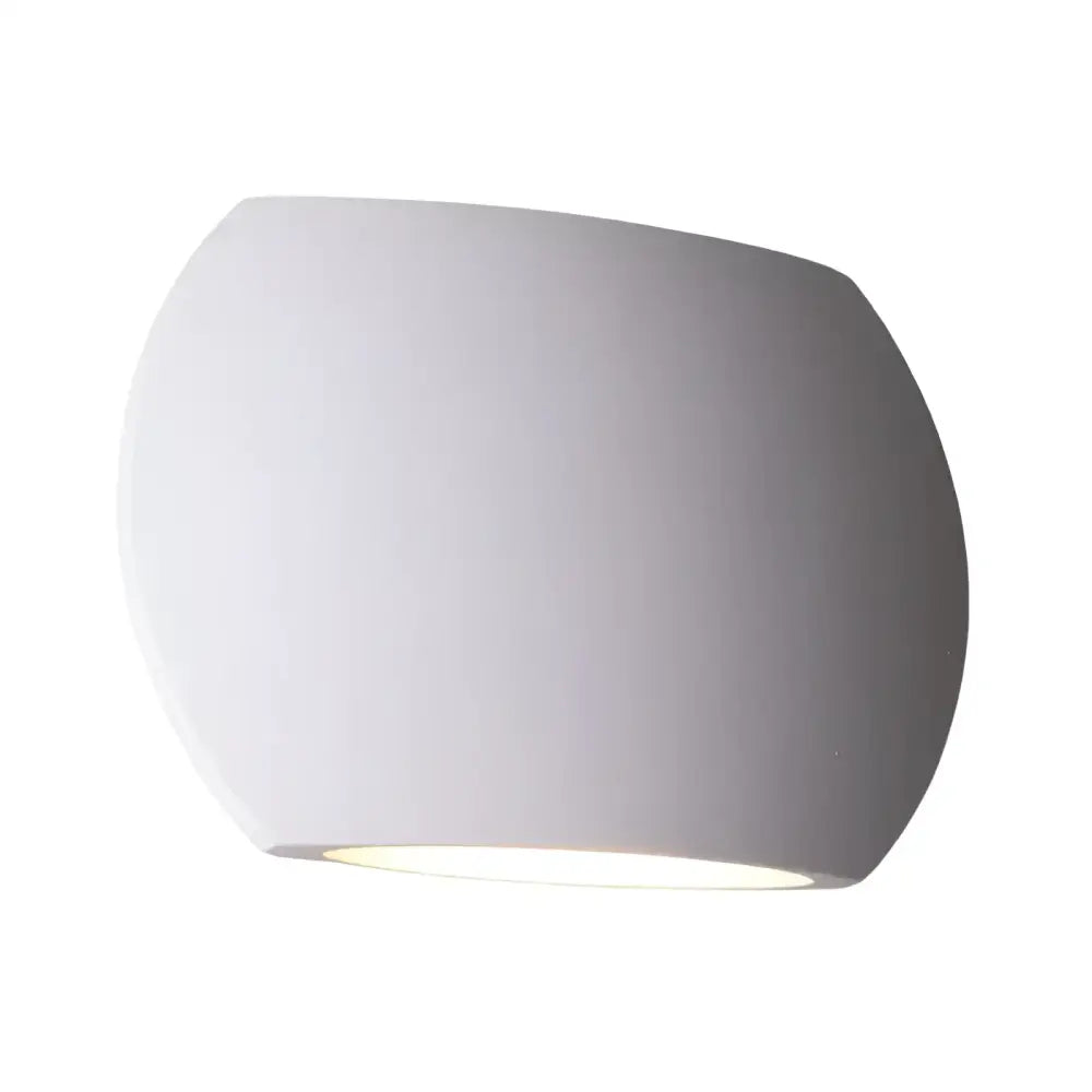 REMO White 10W LED Curved Up/Down Wall Light