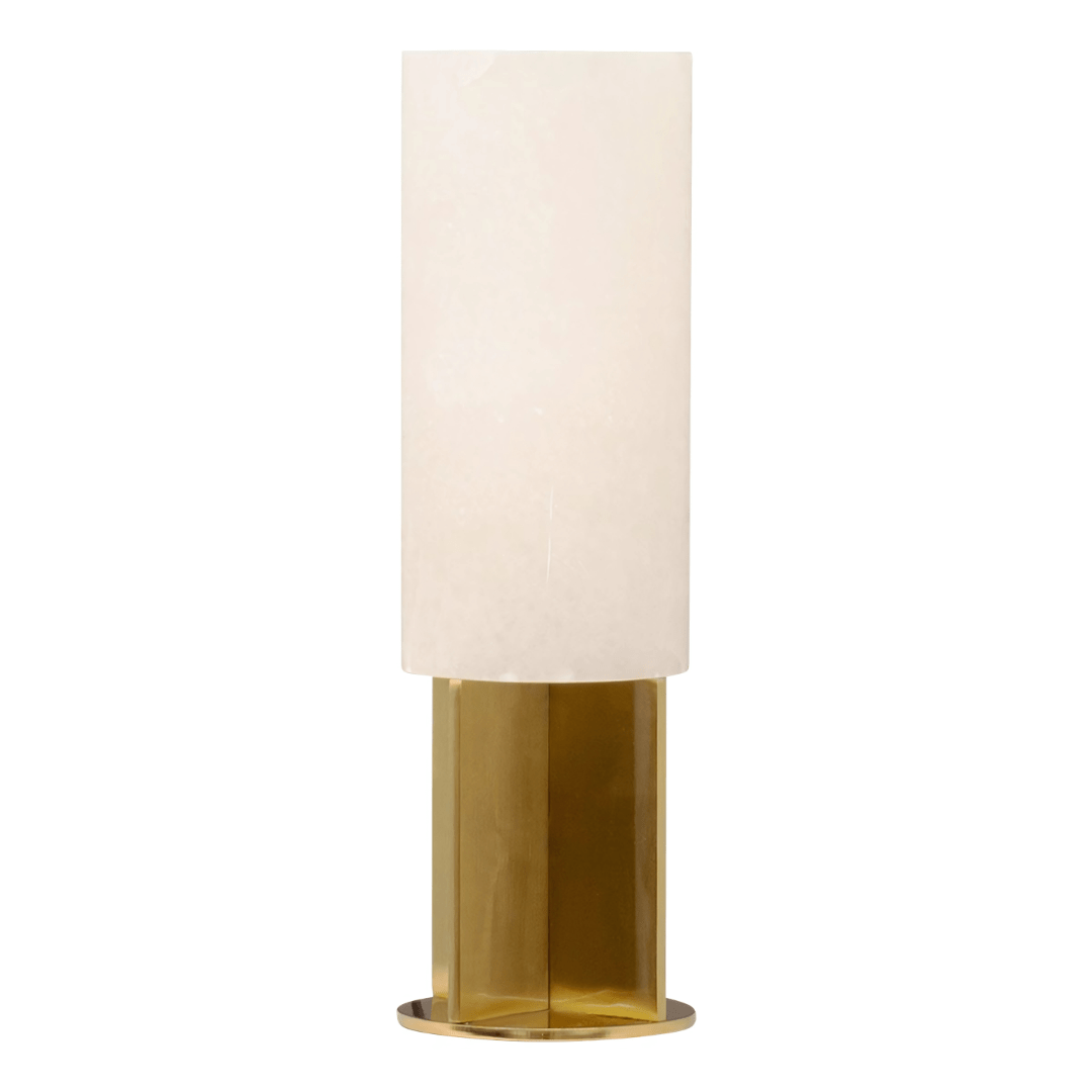 Green Earth Lighting Australia Table Lamp Samara Alabaster Table Lamp - Brass 12417