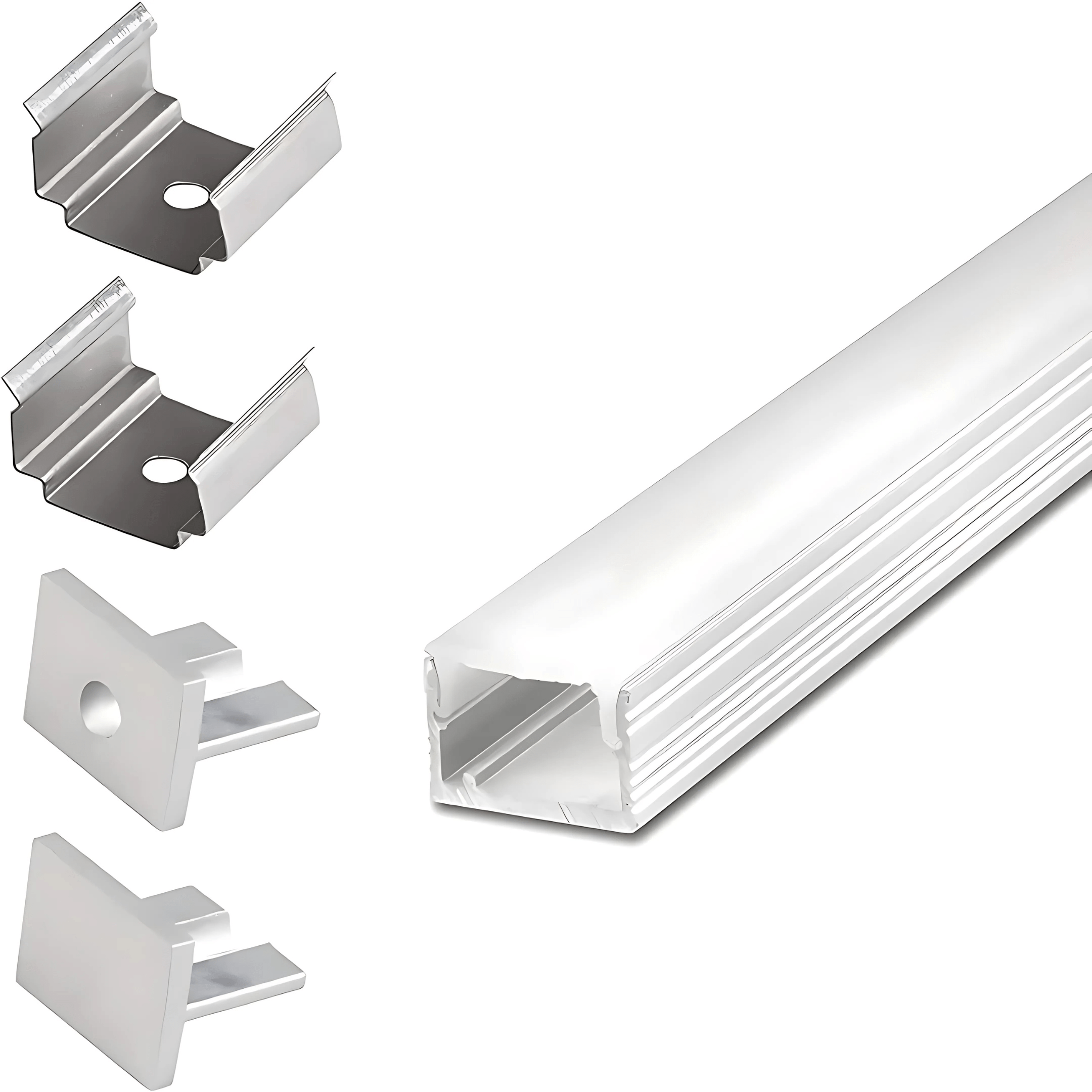 Green Earth Lighting Australia Home & Garden > Lighting Surface Mount Micro Aluminium Profile - Silver 5mm Width GE526